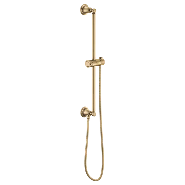 Brizo Classic Round Slide Bar With Hose 74795-GL - Plumbing Market