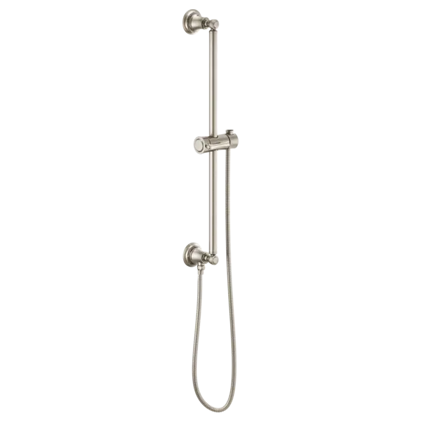 Brizo Classic Round Slide Bar With Hose 74795-NK - Plumbing Market