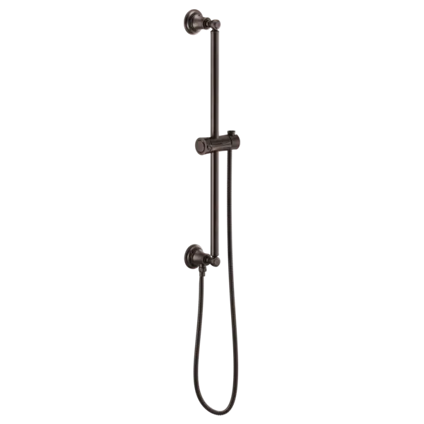 Brizo Classic Round Slide Bar With Hose 74795-RB - Plumbing Market