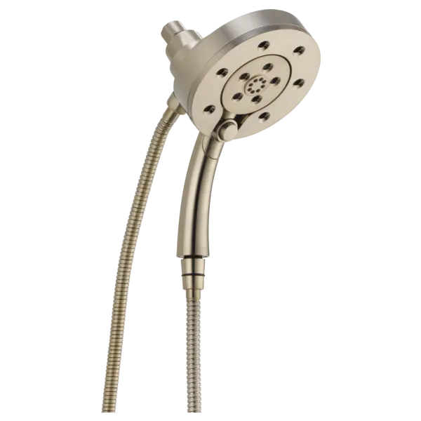 Brizo Essential Shower Series Linear Round H2Okinetic Multi-Function Hydrati 2|1 Shower Brushed Nickel - Plumbing Market