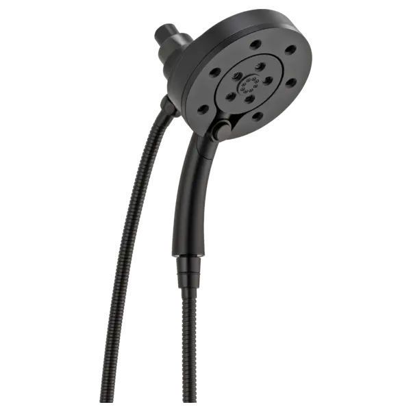 Brizo Essential Shower Series Linear Round H2Okinetic Multi-Function Hydrati 2|1 Shower Matte Black - Plumbing Market