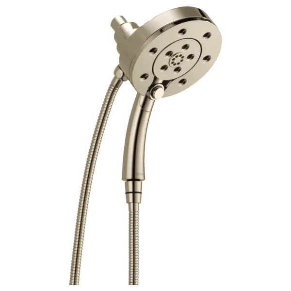 Brizo Essential Shower Series Linear Round H2Okinetic Multi-Function Hydrati 2|1 Shower Polished Nickel - Plumbing Market