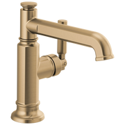 Brizo Invari Single-Handle Lavatory Faucet ECO Brilliance Luxe Gold 1.2 GPM - Plumbing Market