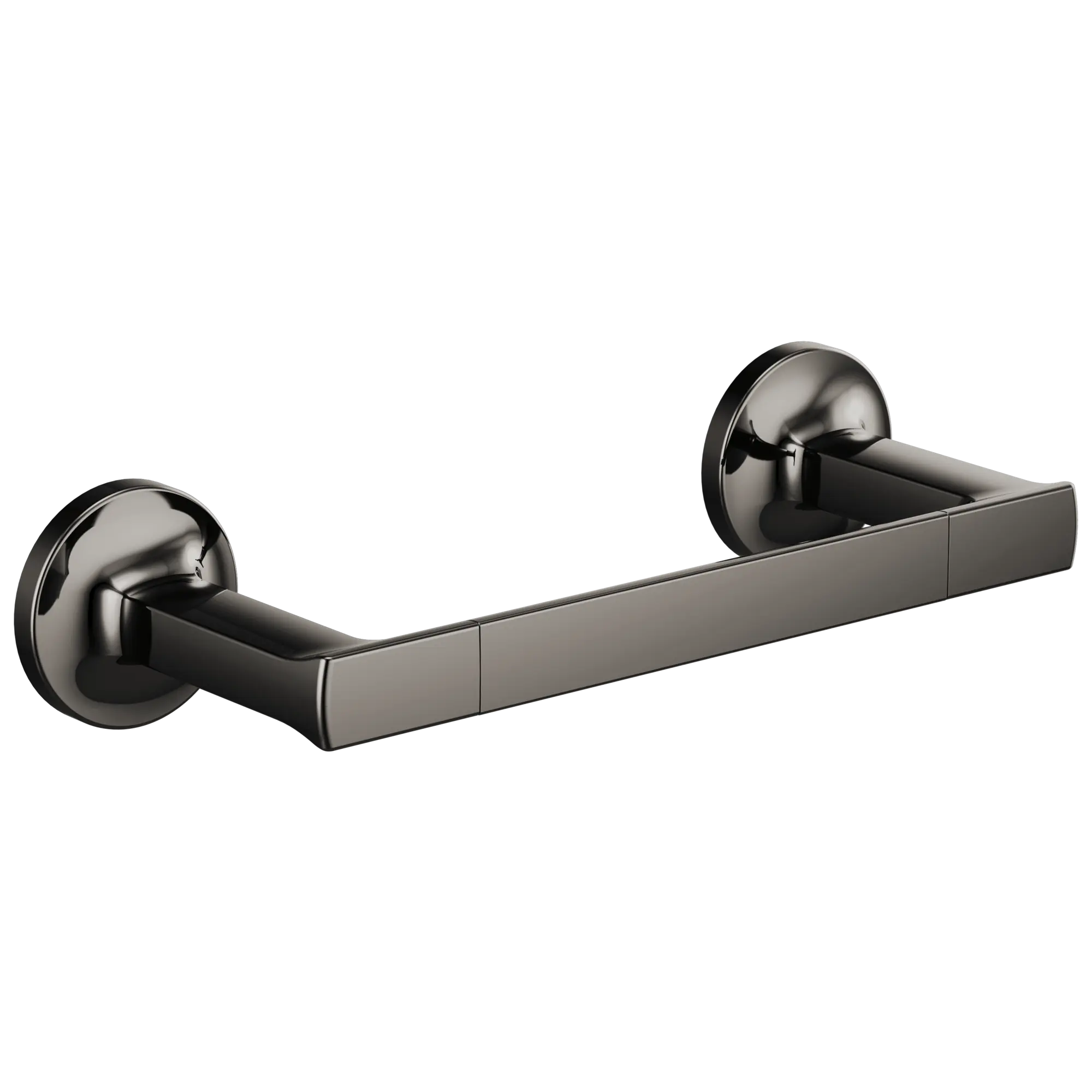 Brizo Kintsu 8" Mini Towel Bar Brilliance Black Onyx - Plumbing Market