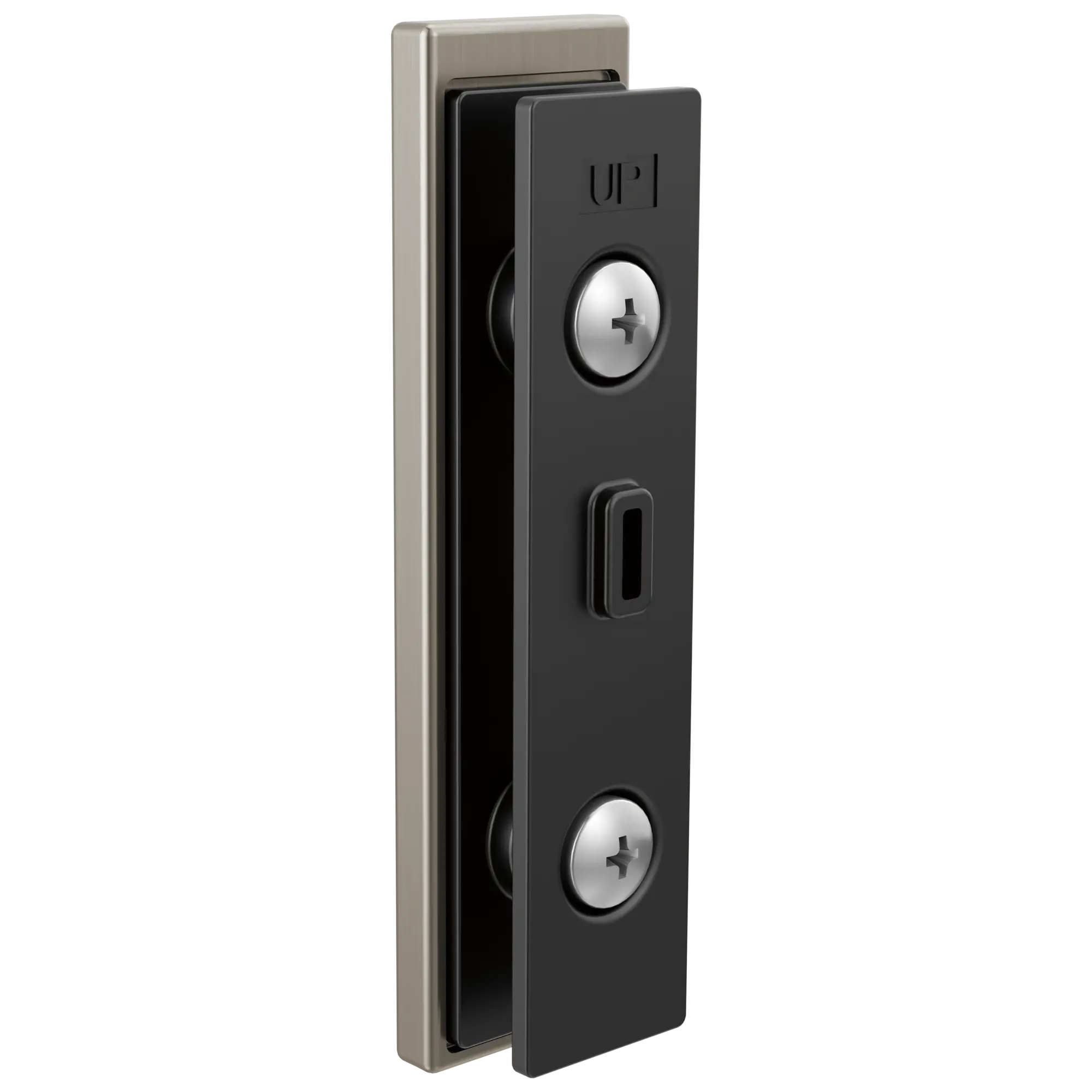 Brizo Kintsu Robe Hook Glass Panel Installation Kit Luxe Nickel - Plumbing Market