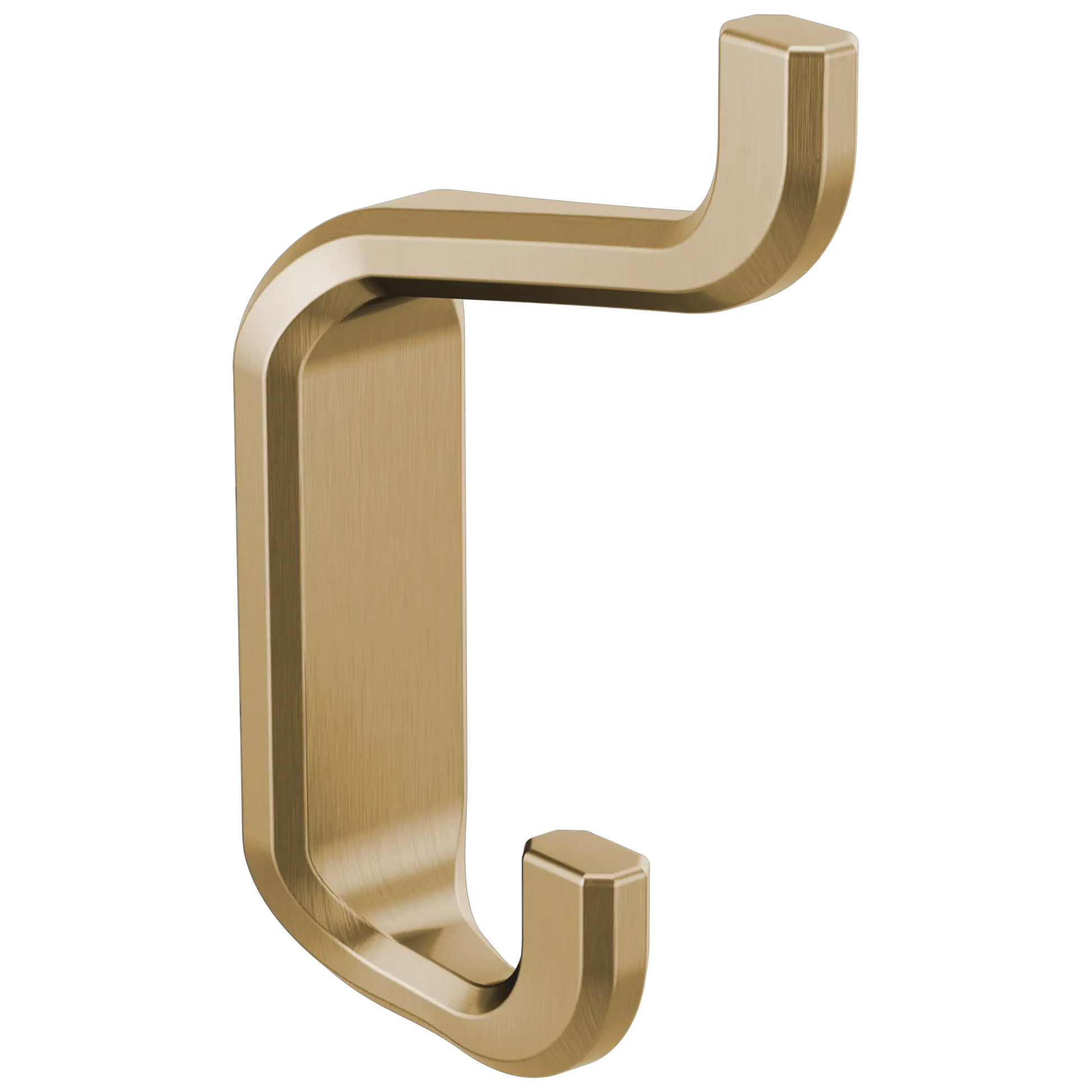 Brizo Levoir Double Robe Hook Brilliance Luxe Gold - Plumbing Market