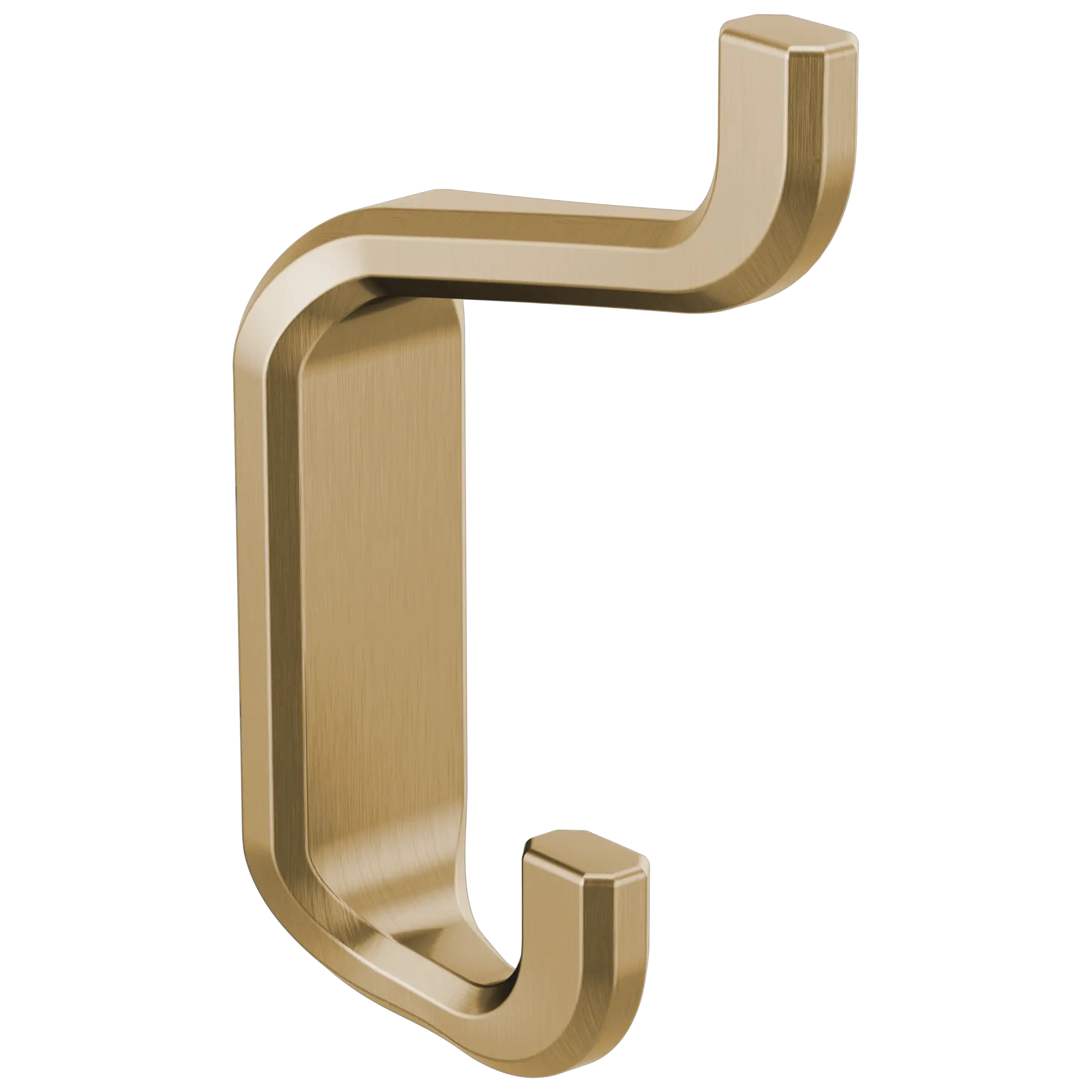 Brizo Levoir Double Robe Hook Brilliance Luxe Gold - Plumbing Market