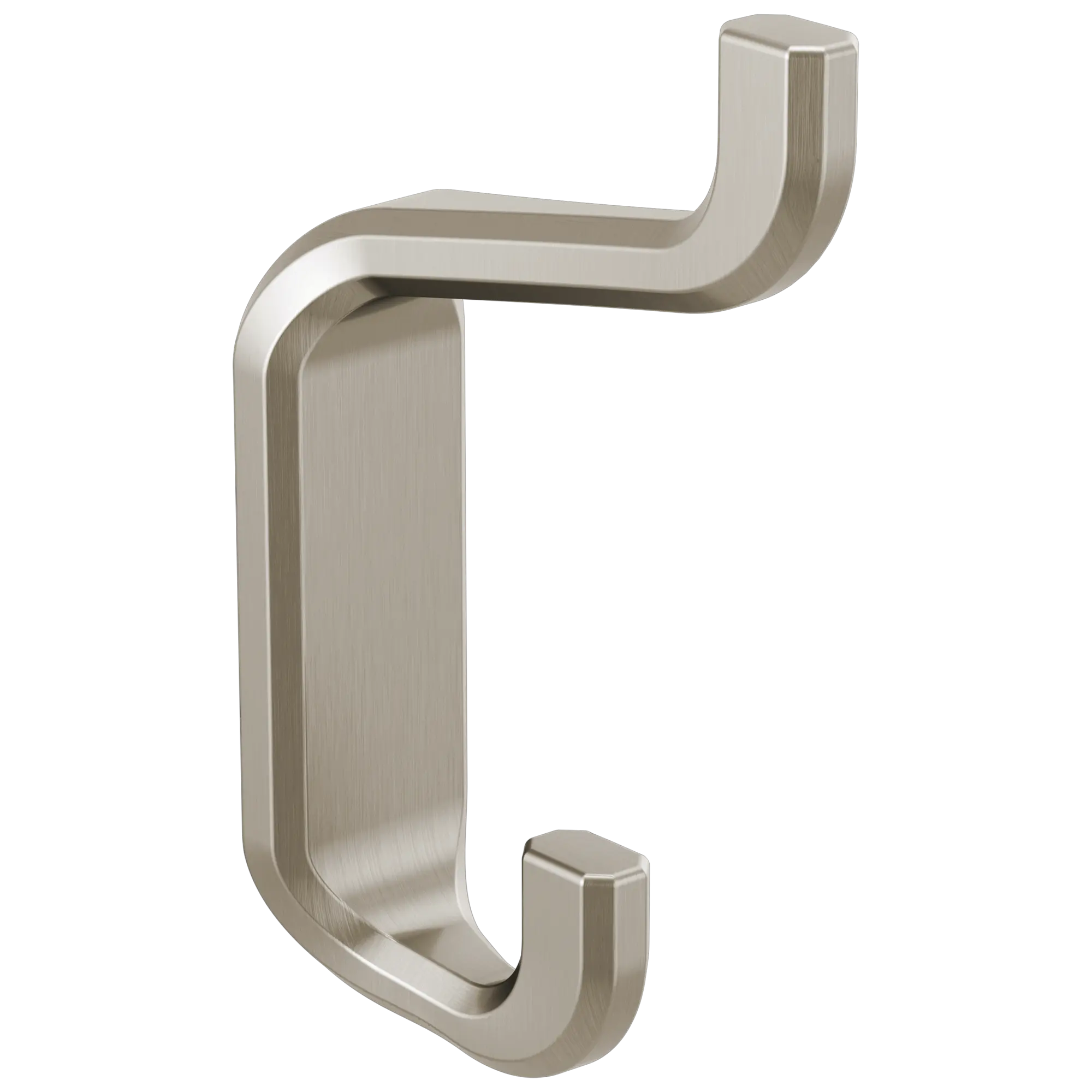 Brizo Levoir Double Robe Hook Brilliance Luxe Nickel - Plumbing Market