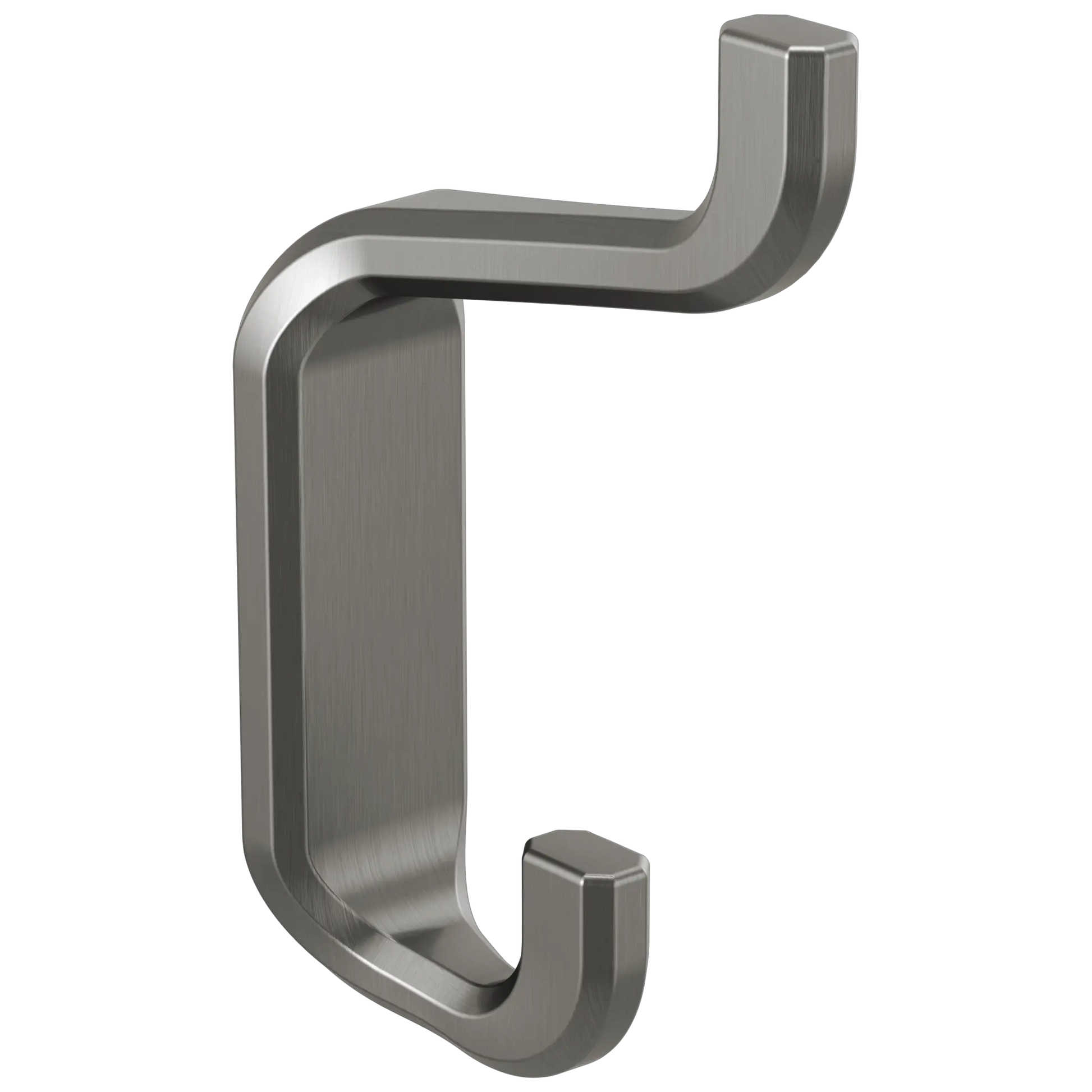 Brizo Levoir Double Robe Hook Brilliance Luxe Steel - Plumbing Market