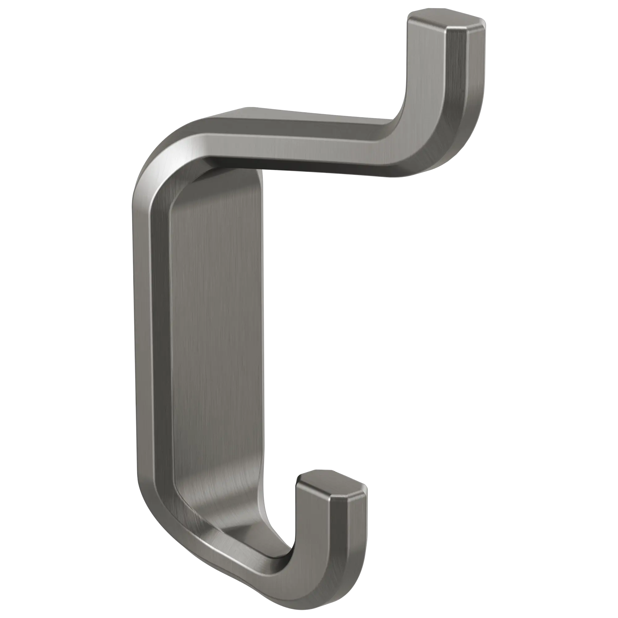 Brizo Levoir Double Robe Hook Brilliance Luxe Steel - Plumbing Market