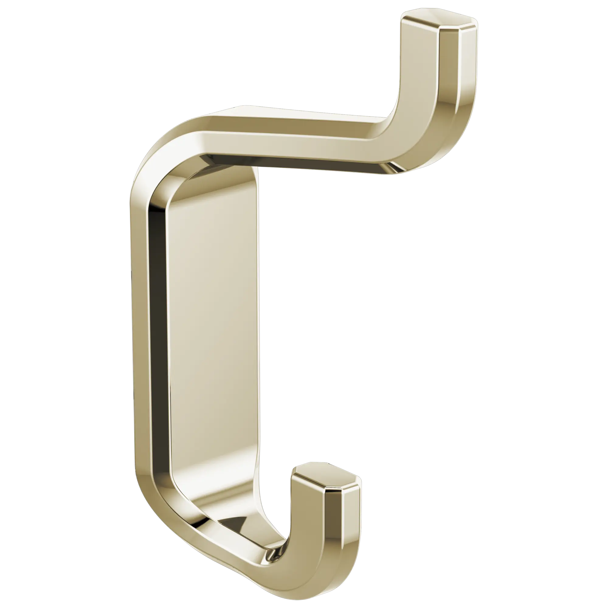 Brizo Levoir Double Robe Hook Brilliance Polished Nickel - Plumbing Market