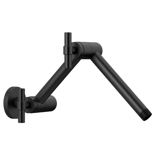 Brizo Linear Round Jointed Wall Mount Shower Arm And Flange RP81434BL - Plumbing Market