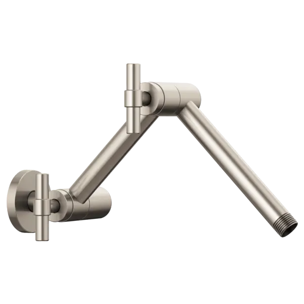 Brizo Linear Round Jointed Wall Mount Shower Arm And Flange RP81434NK - Plumbing Market