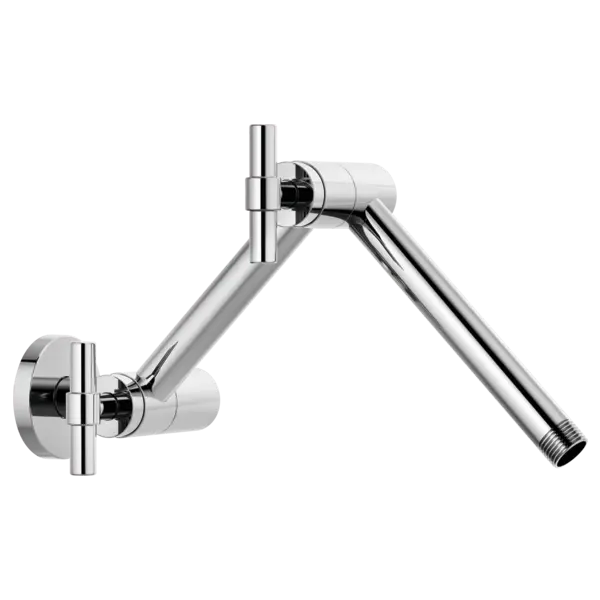 Brizo Linear Round Jointed Wall Mount Shower Arm And Flange RP81434PC - Plumbing Market