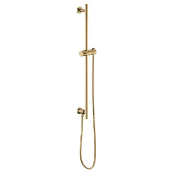 Brizo Linear Round Slide Bar With Hose 74792-GL - Plumbing Market