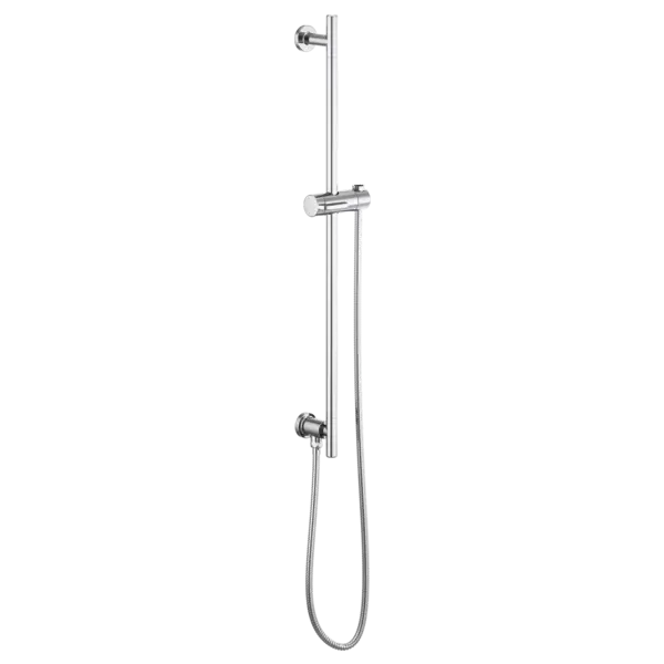 Brizo Linear Round Slide Bar With Hose 74792-PC - Plumbing Market