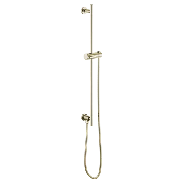 Brizo Linear Round Slide Bar With Hose 74792-PN - Plumbing Market
