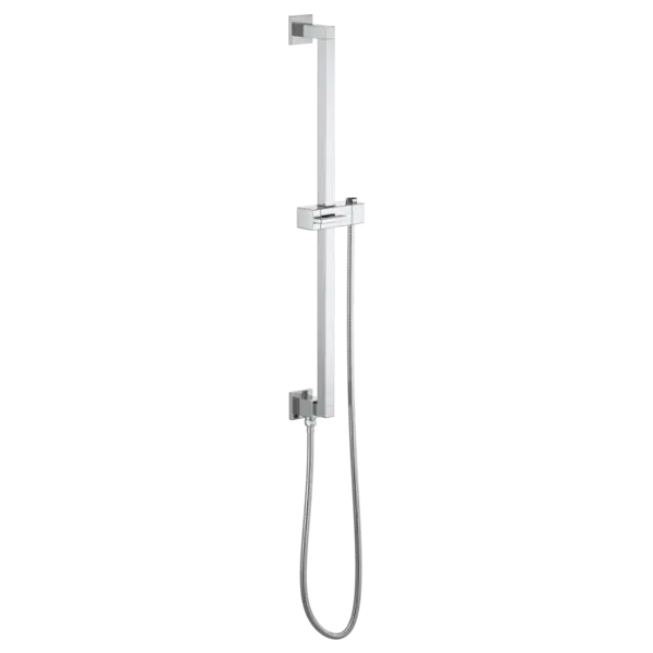Brizo Linear Square Slide Bar With Hose 74799-PC - Plumbing Market