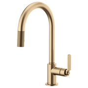 Brizo Litze Pull-Down Faucet with Arc Spout and Industrial Handle 63044Lf-Gl - Plumbing Market