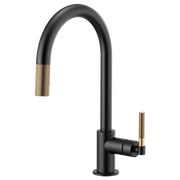 Brizo Litze Pull-Down Faucet with Arc Spout and Knurled Handle - Plumbing Market
