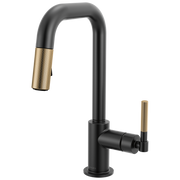Brizo Litze Pull-Down Prep Faucet with Square Spout - Knurled Handle - Plumbing Market