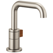 Brizo Litze Single-Handle Lavatory Faucet 1.5 GPM Brilliance Luxe Nickel/Wood - Plumbing Market