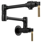 Brizo Litze Wall Mount Pot Filler with Knurled Handle Kit - Plumbing Market