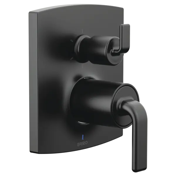 Brizo Pressure Balance Valve Trim with Integrated 6-Function Diverter Trim - Less Handles T75P606-BLLHP - Plumbing Market