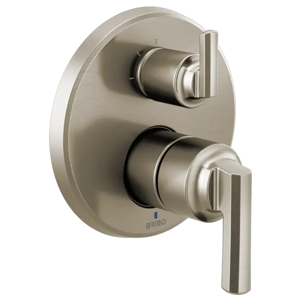 Brizo Pressure Balance Valve With Integrated 3-Function Diverter Trim - Less Handles T75P598-NKLHP - Plumbing Market
