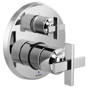Brizo Pressure Balance Valve With Integrated 3-Function Diverter Trim - Less Handles T75P598-PCLHP - Plumbing Market