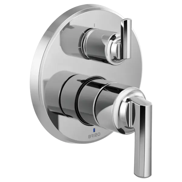 Brizo Pressure Balance Valve With Integrated 3-Function Diverter Trim - Less Handles T75P598-PCLHP - Plumbing Market