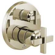 Brizo Pressure Balance Valve With Integrated 3-Function Diverter Trim - Less Handles T75P598-PNLHP - Plumbing Market