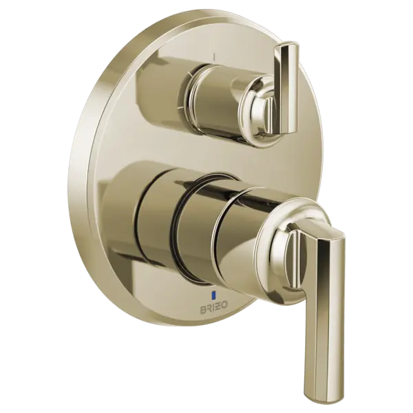 Brizo Pressure Balance Valve With Integrated 3-Function Diverter Trim - Less Handles T75P598-PNLHP - Plumbing Market
