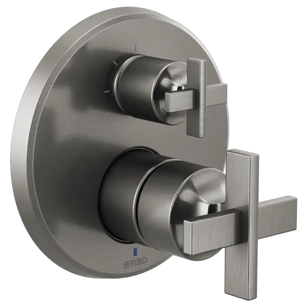 Brizo Pressure Balance Valve With Integrated 3-Function Diverter Trim - Less Handles T75P598-SLLHP - Plumbing Market