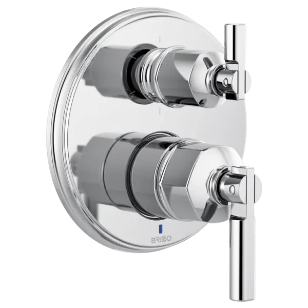 Brizo Pressure Balance Valve With Integrated 6-Function Diverter Trim - Less Handles T75P676-PCLHP - Plumbing Market