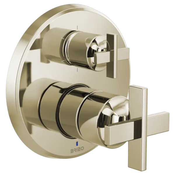 Brizo Pressure Balance Valve With Integrated 6-Function Diverter Trim - Less Handles T75P698-PNLHP - Plumbing Market