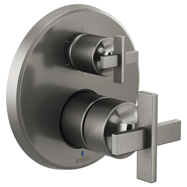 Brizo Pressure Balance Valve With Integrated 6-Function Diverter Trim - Less Handles T75P698-SLLHP - Plumbing Market