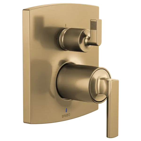 Brizo Pressure Balance Valve with Integrated 3-Function Diverter Trim - Less Handles T75P506-GLLHP - Plumbing Market