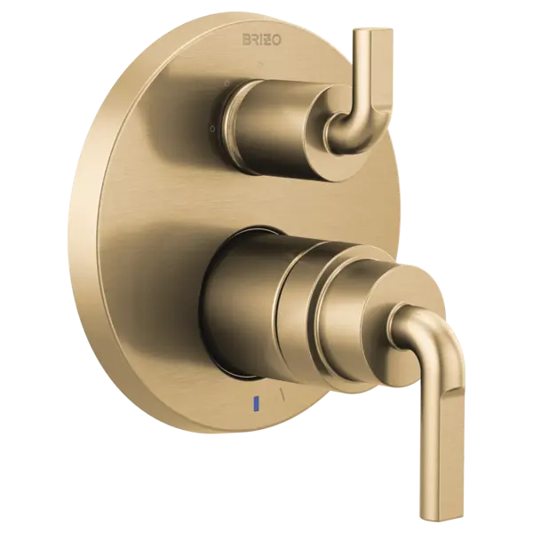 Brizo Pressure Balance Valve with Integrated 3-Function Diverter Trim - Less Handles T75P535-GLLHP - Plumbing Market