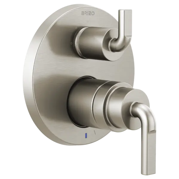 Brizo Pressure Balance Valve with Integrated 3-Function Diverter Trim - Less Handles T75P535-NKLHP - Plumbing Market