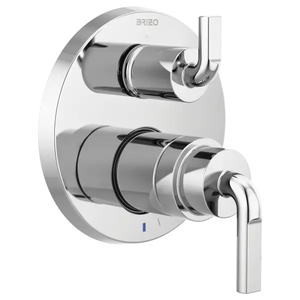 Brizo Pressure Balance Valve with Integrated 3-Function Diverter Trim - Less Handles T75P535-PCLHP - Plumbing Market