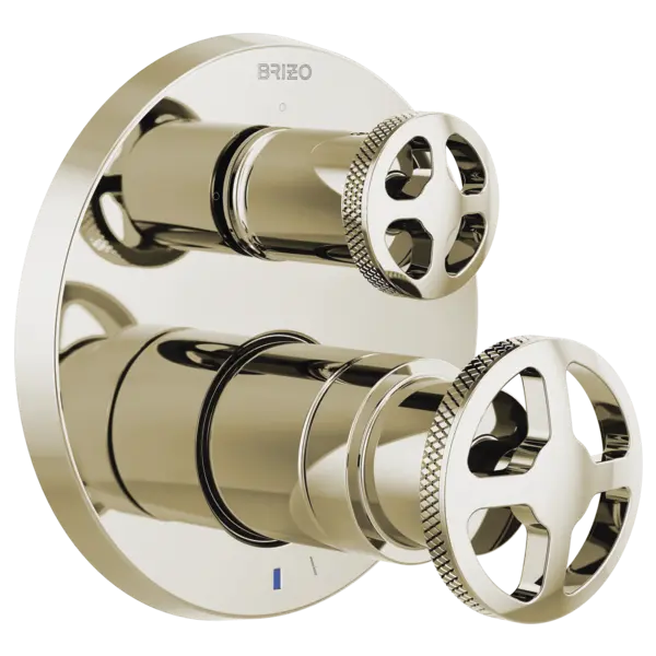 Brizo Pressure Balance Valve with Integrated 3-Function Diverter Trim - Less Handles T75P535-PNLHP - Plumbing Market