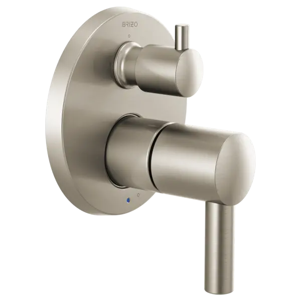 Brizo Pressure Balance Valve with Integrated 3-Function Diverter Trim  - Less Handles T75P575-BNLHP - Plumbing Market