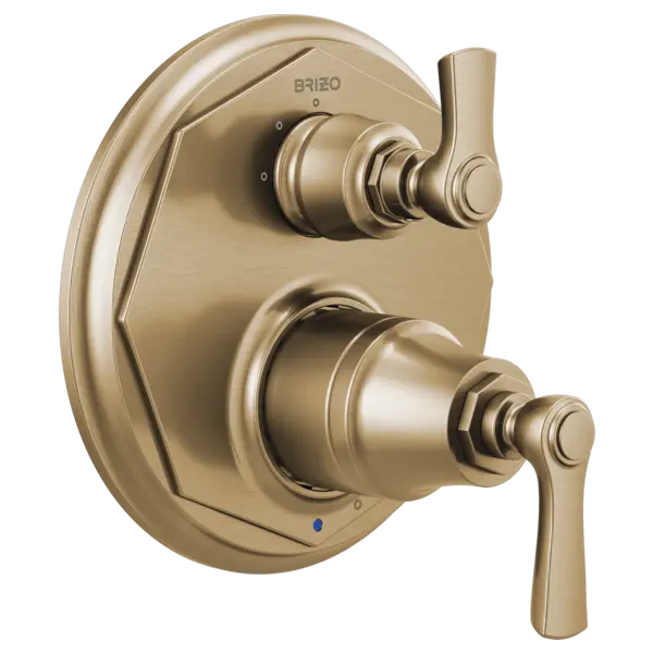 Brizo Pressure Balance Valve with Integrated 3-Function Diverter Trim T75P560-GL - Plumbing Market