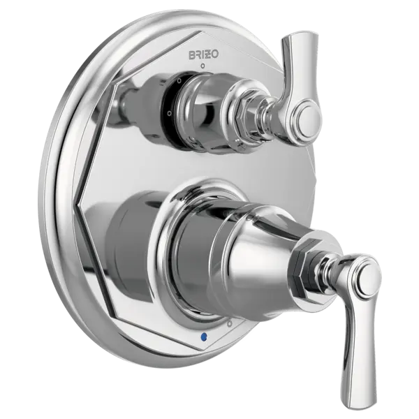 Brizo Pressure Balance Valve with Integrated 3-Function Diverter Trim T75P560-PC - Plumbing Market