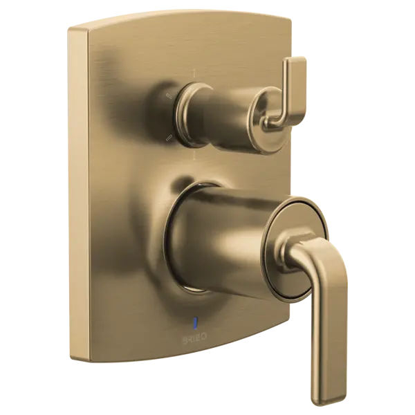 Brizo Pressure Balance Valve with Integrated 6-Function Diverter Trim - Less Handles T75P606-GLLHP - Plumbing Market