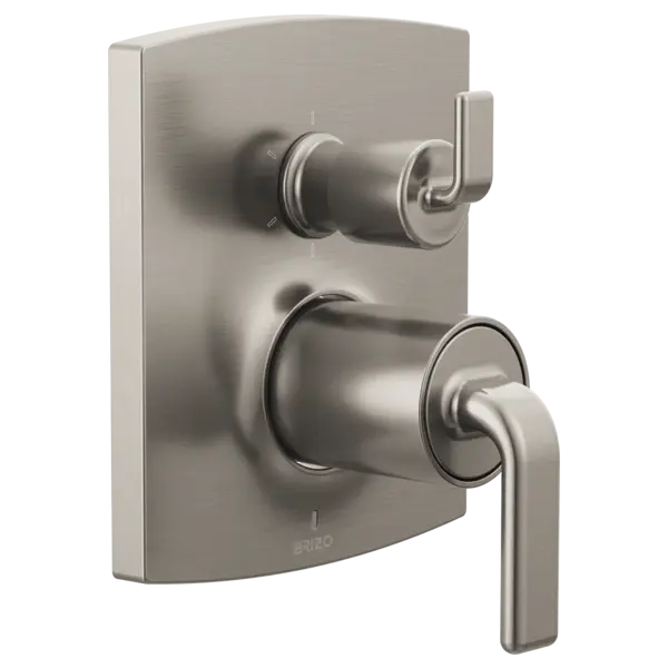 Brizo Pressure Balance Valve with Integrated 6-Function Diverter Trim - Less Handles T75P606-NKLHP - Plumbing Market