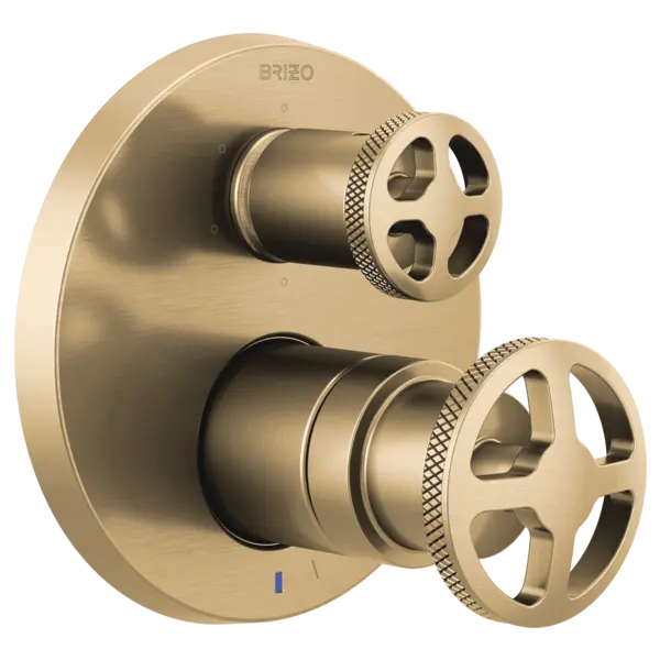 Brizo Pressure Balance Valve with Integrated 6-Function Diverter Trim - Less Handles T75P635-GLLHP - Plumbing Market