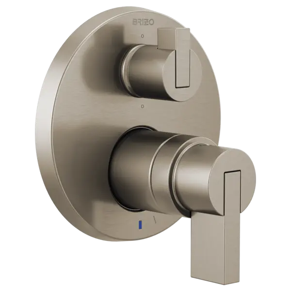 Brizo Pressure Balance Valve with Integrated 6-Function Diverter Trim - Less Handles T75P635-NKLHP - Plumbing Market
