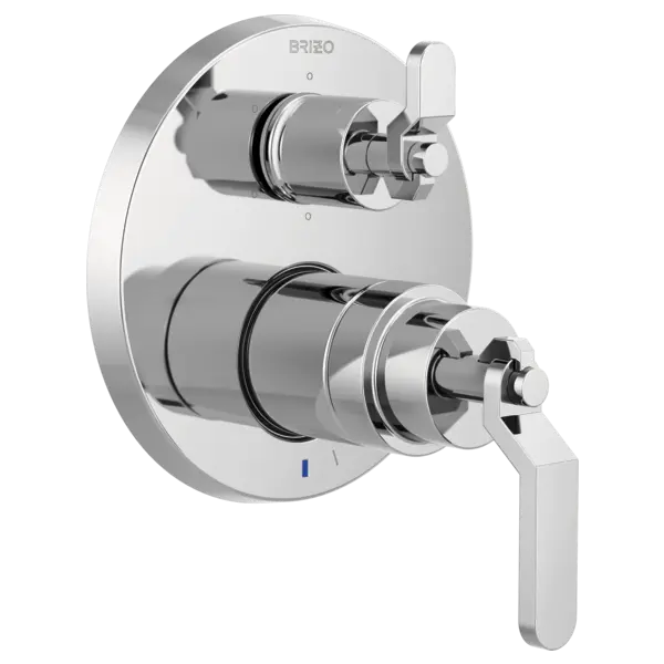 Brizo Pressure Balance Valve with Integrated 6-Function Diverter Trim - Less Handles T75P635-PCLHP - Plumbing Market